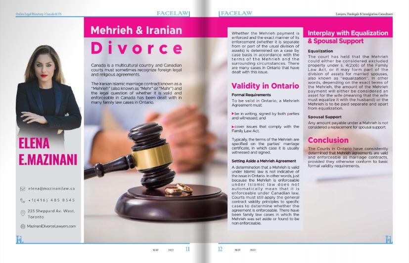 iranian divorce lawyer in toronto
