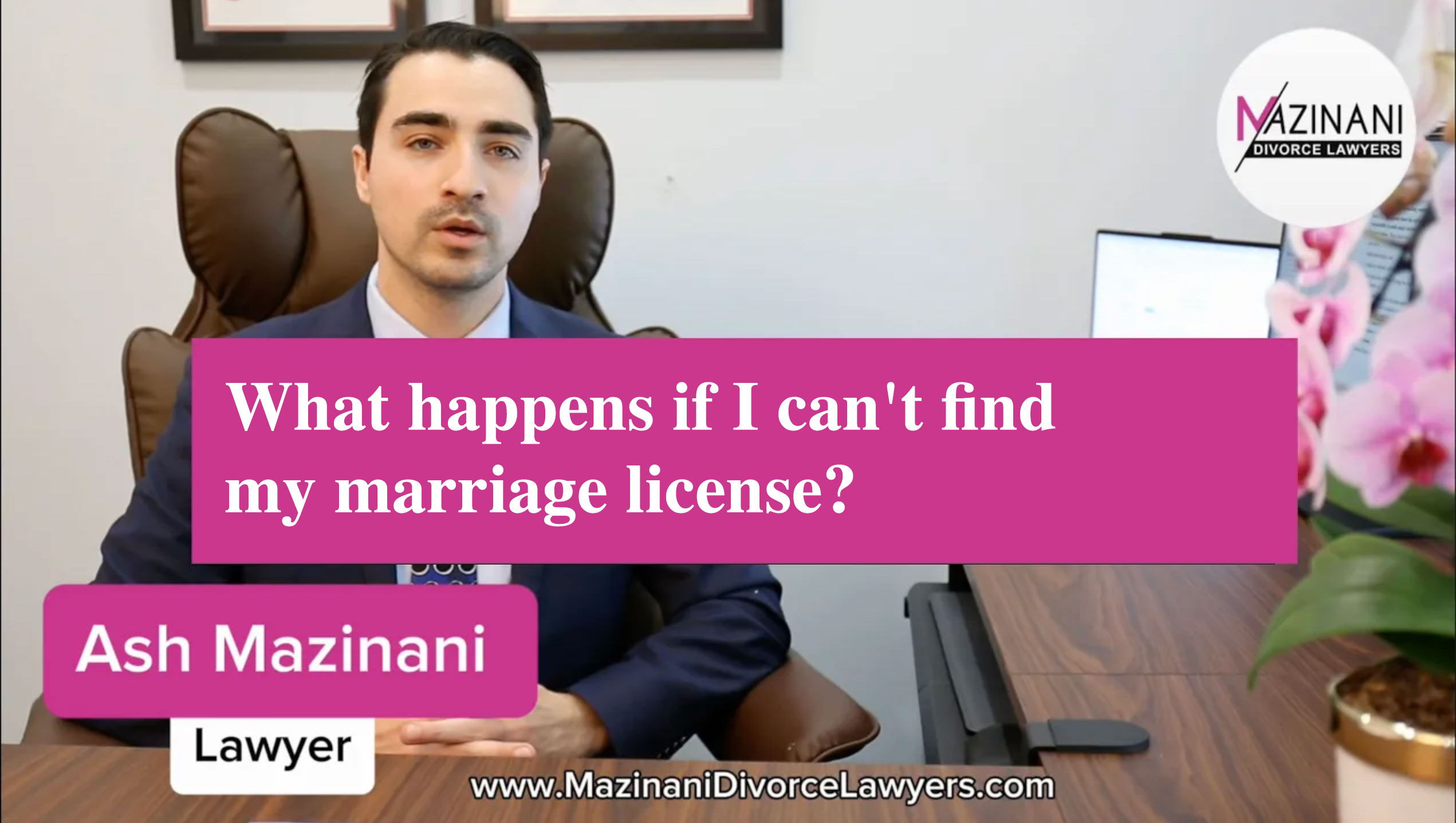 What happens if I can't find my marriage license?